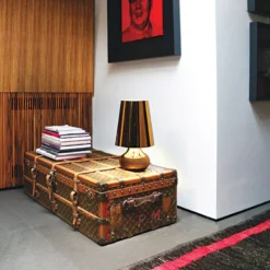 Kartell Cindy LED-Tischleuchte dunkelgold metallic