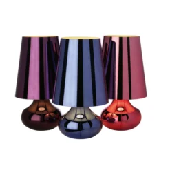 Kartell Cindy LED-Tischleuchte, grau metallic