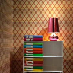 Kartell Cindy LED-Tischleuchte, pink metallic