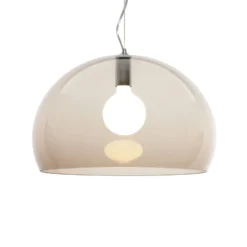 Kartell FL/Y Hängeleuchte, Ø 52 cm, braun