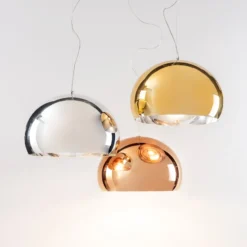 Kartell FL/Y - LED-Pendellampe, gold glänzend