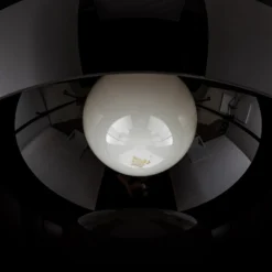 Kartell FL/Y - LED-Pendellampe, schwarz glänzend