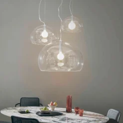 Kartell FL/Y - LED-Pendellampe, transparent
