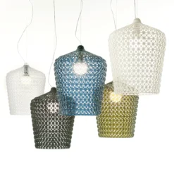 Kartell Kabuki - Designer-Hängeleuchte, hellblau