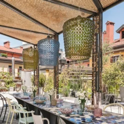 Kartell Kabuki - Designer-Hängeleuchte, hellblau