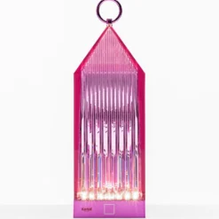 Kartell Lantern LED-Tischleuchte, lilafarben IP54
