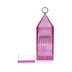 Kartell Lantern LED-Tischleuchte, lilafarben IP54
