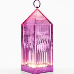Kartell Lantern LED-Tischleuchte, lilafarben IP54