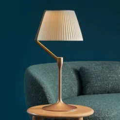 Kartell LED-Tischleuchte Angelo Stone, beige, dimmbar