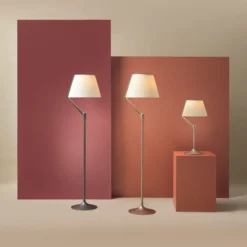 Kartell LED-Tischleuchte Angelo Stone, beige, dimmbar