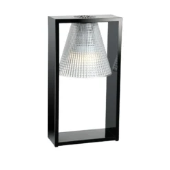 Kartell Light Air LED-Tischlampe, schwarz-transp.
