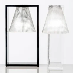 Kartell Light Air LED-Tischlampe, schwarz-transp.