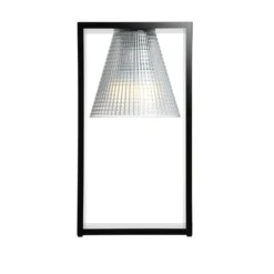 Kartell Light Air LED-Tischlampe, schwarz-transp.