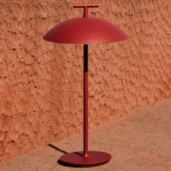Kartell Mini Geen-A LED-Tischleuchte mobil rot