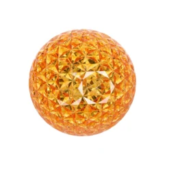 Kartell Planet LED-Tischlampe mit Fuß, gelb