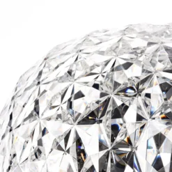 Kartell Planet LED-Tischlampe mit Fuß, transparent