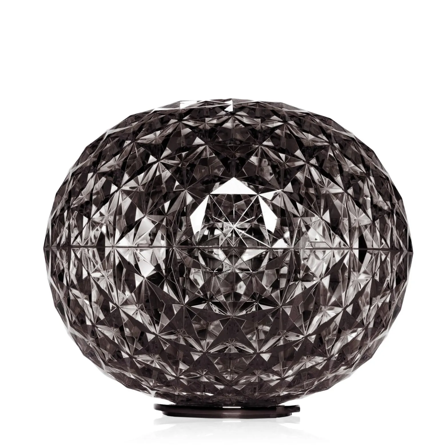 Kartell Planet LED-Tischleuchte Kugel, rauchgrau