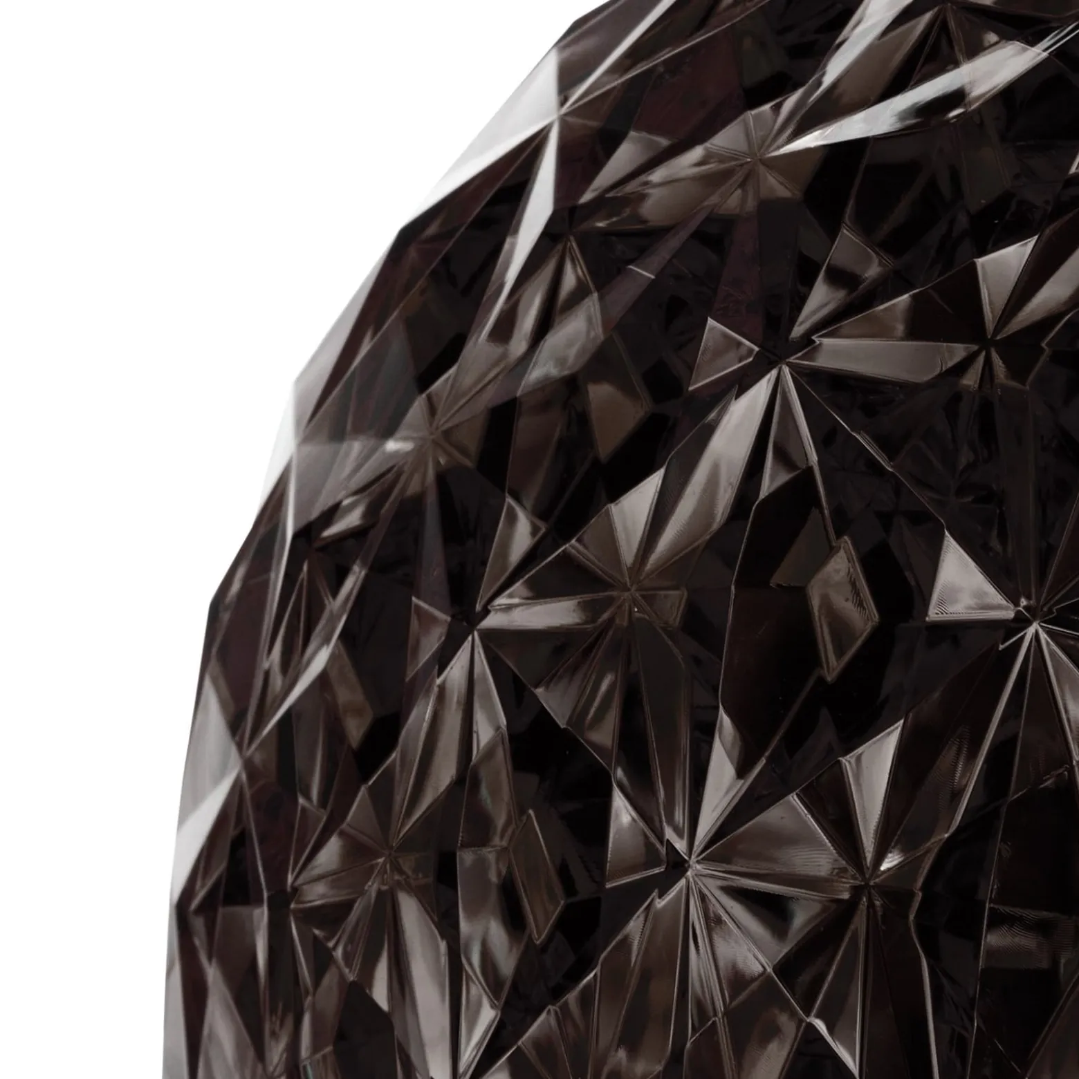 Kartell Planet LED-Tischleuchte Kugel, rauchgrau