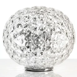 Kartell Planet LED-Tischleuchte Kugel, transparent