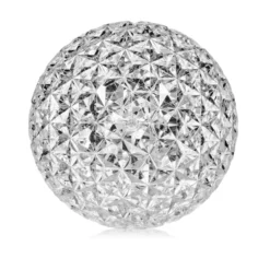 Kartell Planet LED-Tischleuchte Kugel, transparent