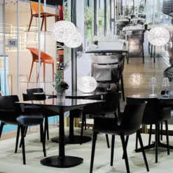 Kartell Planet LED-Tischleuchte Kugel, transparent