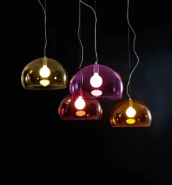 Kartell Small FL/Y LED-Hängeleuchte orange