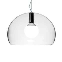 Kartell Small FL/Y LED-Hängeleuchte transparent