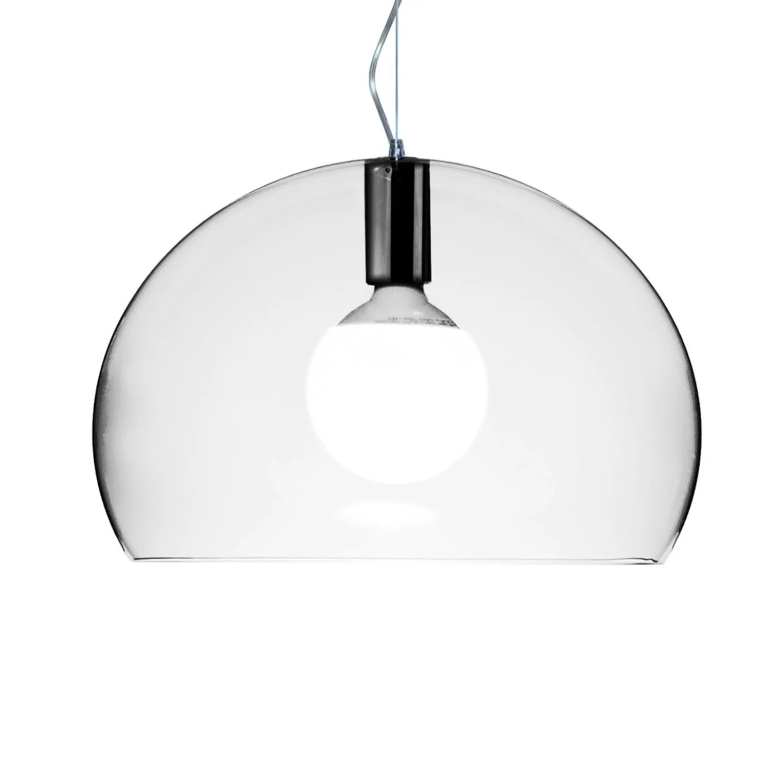 Kartell Small FL/Y LED-Hängeleuchte transparent