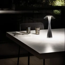 Kartell Space - LED-Designer-Tischleuchte, chrom