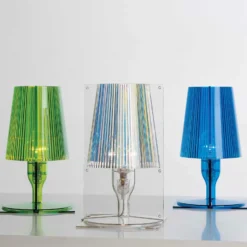 Kartell Take Designer-Tischleuchte, olivgrün