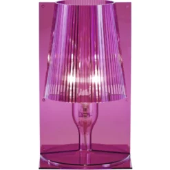 Kartell Take Designer-Tischleuchte, rosa
