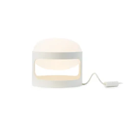 Kartell Tischleuchte KD28, weiß, Ø 25 cm, E14-LED