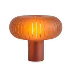 Kartell Tischleuchte Teresa Frozen, amber, dimmbar, E27
