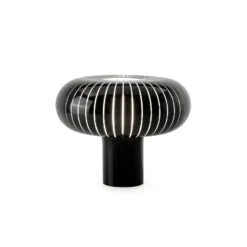 Kartell Tischleuchte Teresa, schwarz, Ø 50 cm, PMMA recycelt