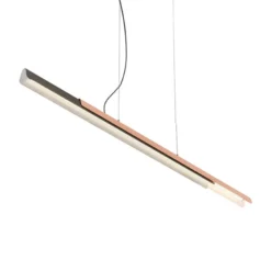 kdln Hängelampe Dala linear dunkelgrau/kupfer 2.700 K 150 cm
