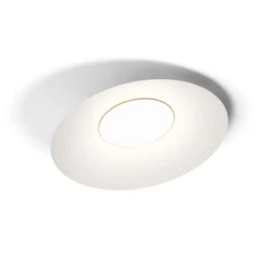 kdln LED-Deckenlampe Kate, 2.700 K, weiß, Ø 90 cm, Metall