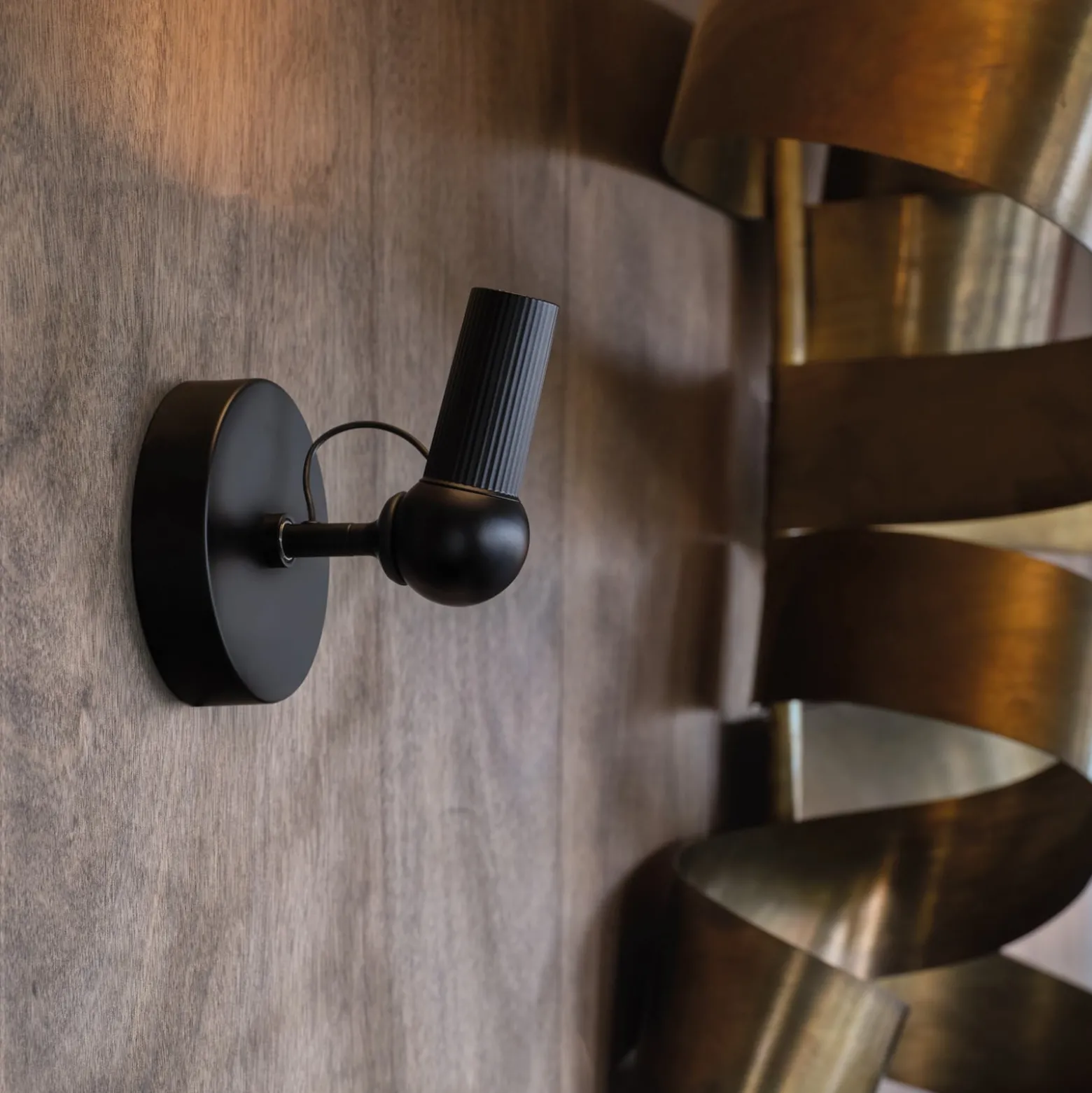 kdln LED-Deckenleuchte Bird, schwarz, Ø 11 cm, Metall