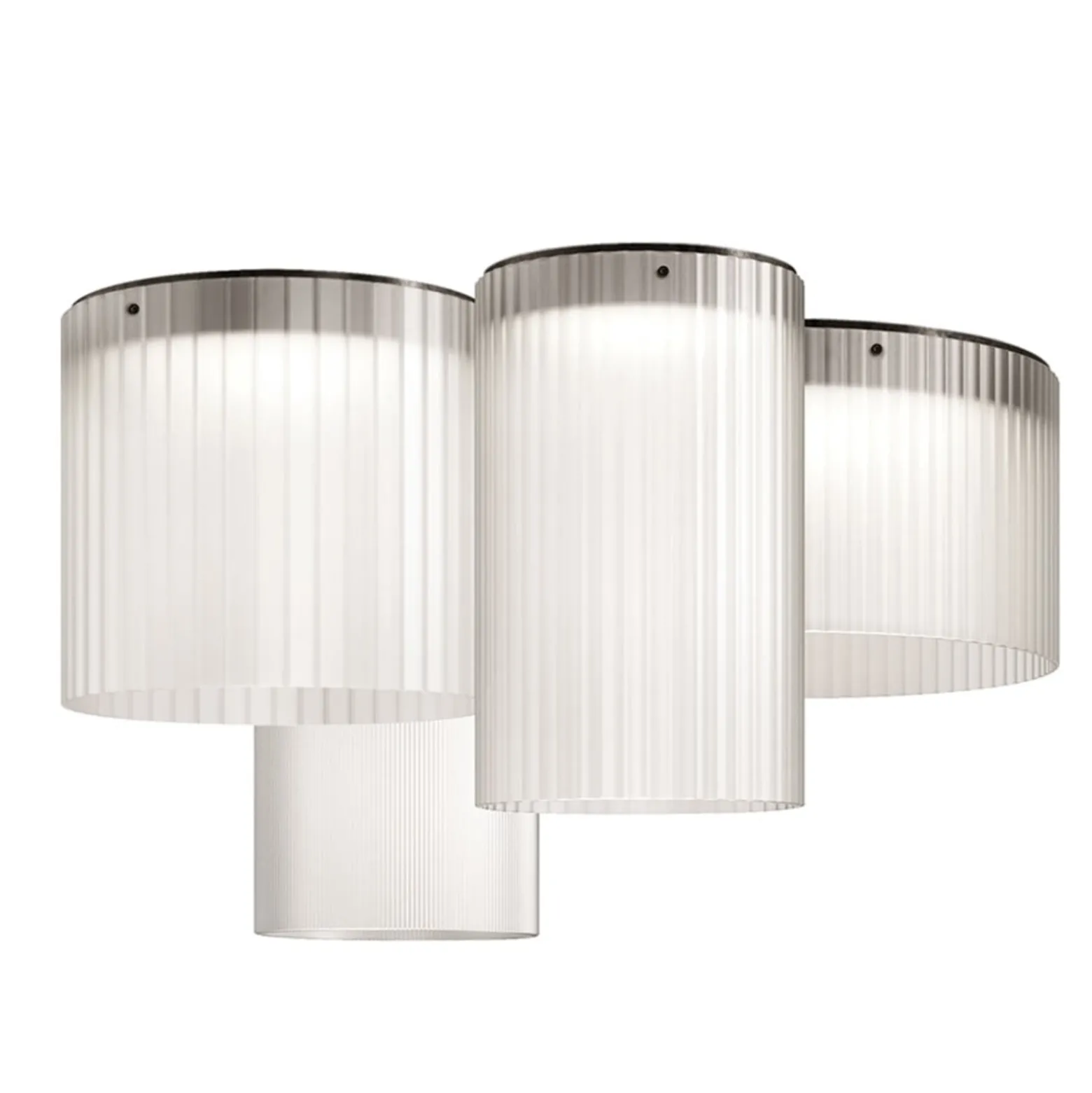 kdln LED-Deckenleuchte Giass, weiß, Ø 30 cm