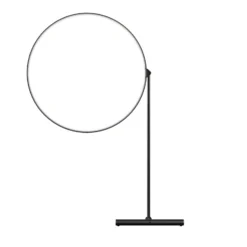 kdln LED-Tischleuchte Poise, schwarz, Höhe 109 cm, Dimmer
