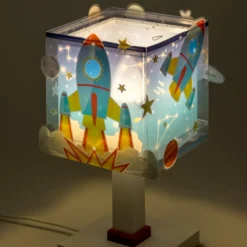 Kinder-Tischlampe Rocket, G4, Breite 14 cm