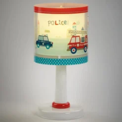 Kinder-Tischleuchte Police, G4, Ø 15 cm