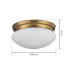 Klassische Deckenleuchte Harry, Ø 30 cm