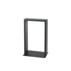 KLEWE LED-Solarlampe AXIS MINI, anthrazit, 40 cm, Alu, IP65