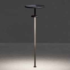 KLEWE LED-Solarlampe PLANET B anthrazit 160 cm Erdspieß IP65