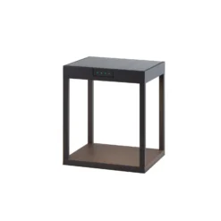 KLEWE LED-Solarlampe RADIA GROUND, anthrazit, 25 cm Alu IP65