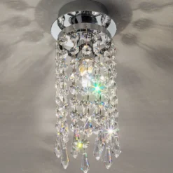 KOLARZ Charleston - Deckenlampe mit Kristall, 24cm