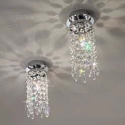 KOLARZ Charleston - Deckenlampe mit Kristall, 24cm