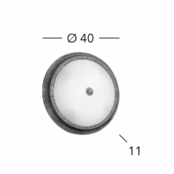 KOLARZ Deckenlampe Milord, Ø 40 cm, 24 Karat vergoldet