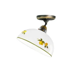 KOLARZ Deckenlampe Nonna, Ø 30 cm, Zitronen, Rand glatt