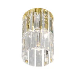 KOLARZ Prisma Deckenlampe, Kristall und Gold 24 kt